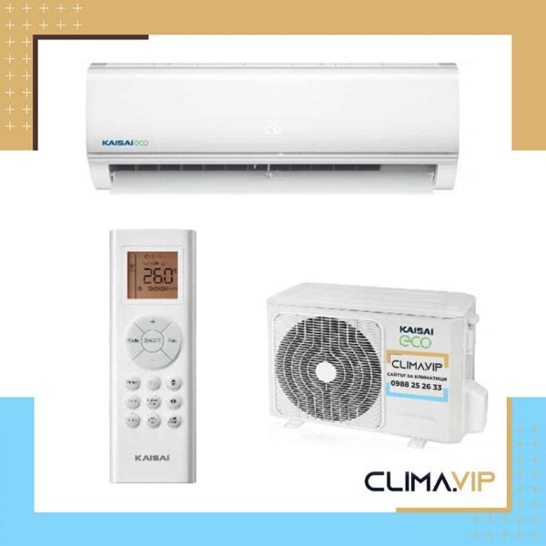 Инверторен климатик KAISAI ECO KEX-12KTGI/ KEX-12KTGO, 12 000 BTU, Клас А++